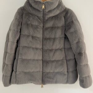 Herno Gray Teddy Jacket